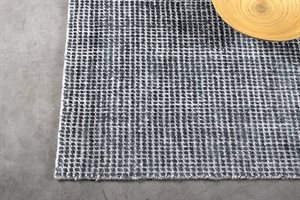 Stockholm tæppe - Dark Grey - Stærk pris 140 x 200 cm